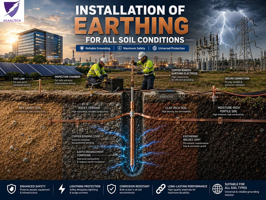 Installation of Earthing for All Soil Conditions: A Complete Guide
