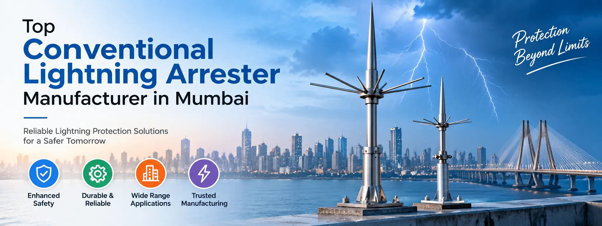 Top Conventional Lightning Arrester Manufacturer in Mumbai